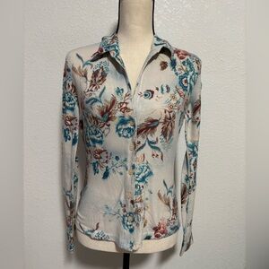 Rampage R Wear Mixed Floral Long Sleeve Boho